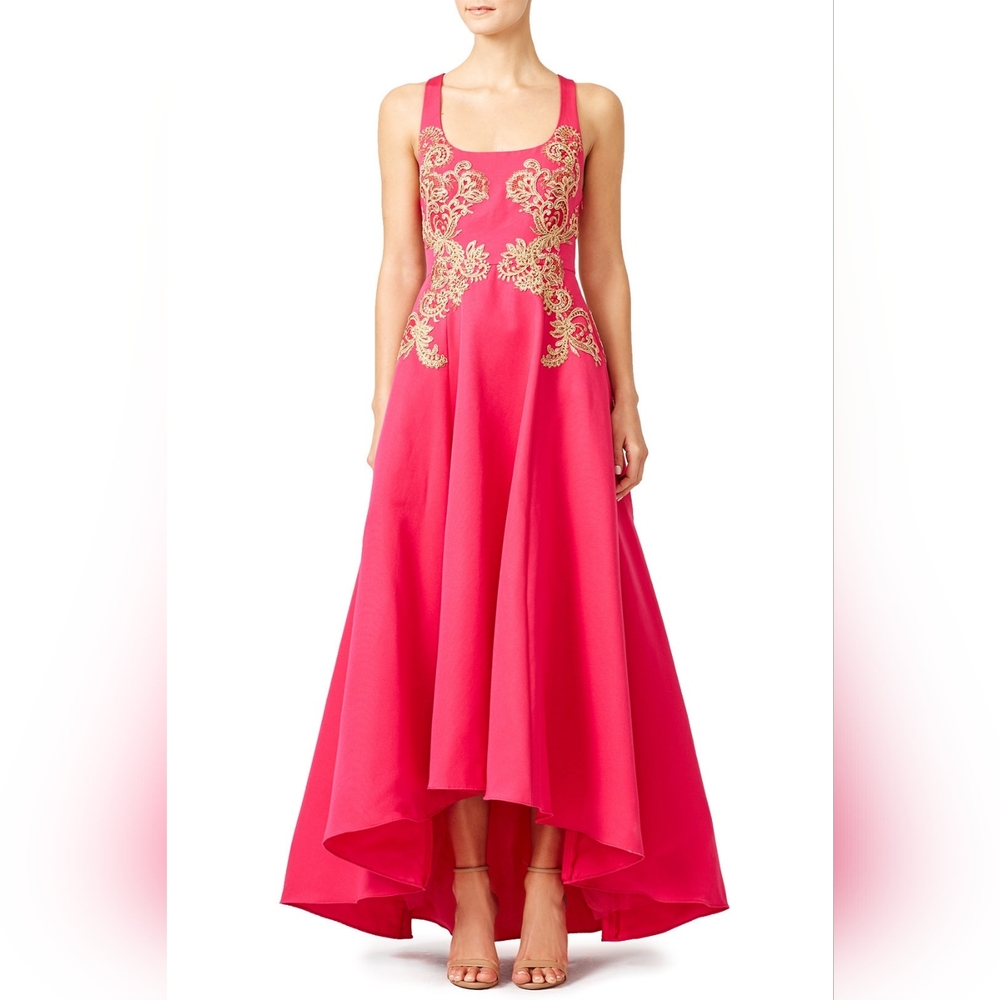 Gilded Royal Fuchsia Gown